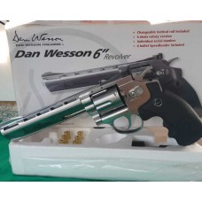 Revólver de Pressão Co2 ASG Dan Wesson 6" Full Metal - 4.5mm